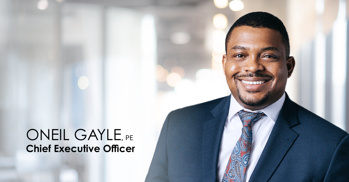 LORING CONSULTING ENGINEERS PROMOTES ONEIL GAYLE TO CEO